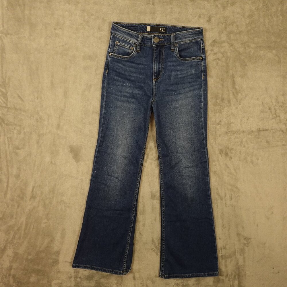 Kut from the Kloth Jeans High Rise‎ Bootcut Women's 4 Blue Denim